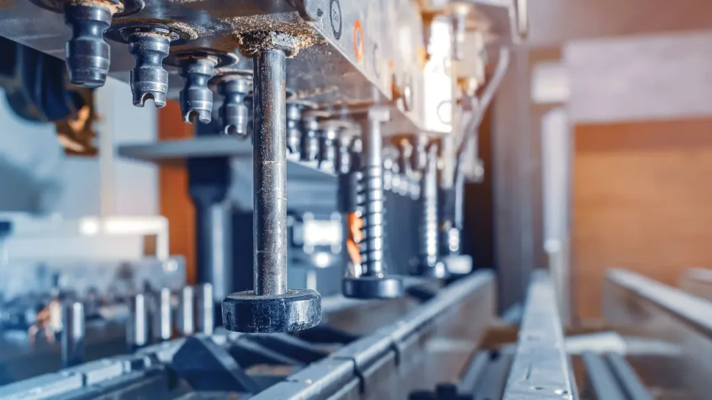 Imagen de una línea de producción automatizada protegida por un seguro de maquinaria