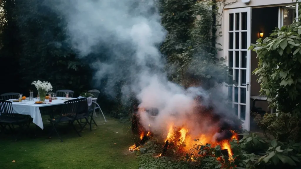 La simbiosis entre seguro y barbacoa suele tomar carta de naturaleza cuando se produce un incendio próximo a una casa